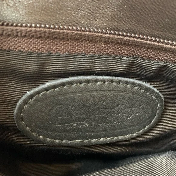 𝅺VINTAGE Colini Handbags Leather Crossbody - Picture 4 of 11
